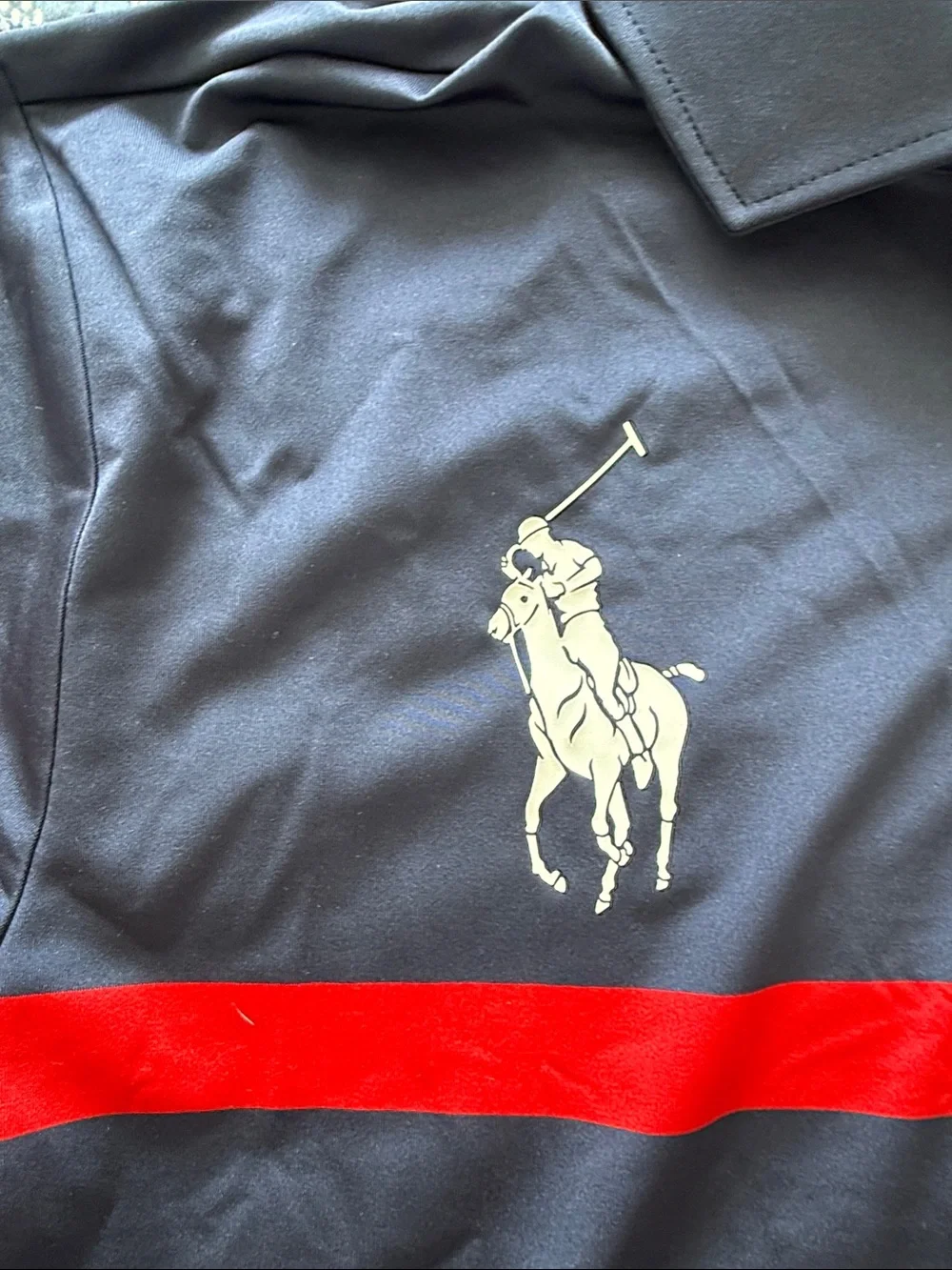 Polo by Ralph Lauren Navy, Red & White Striped Ryder Cup Polo